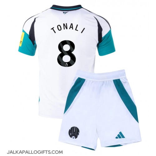 Newcastle United Sandro Tonali #8 Kolmas Peliasu Lasten 2024-25 Lyhythihainen (+ Lyhyet housut)